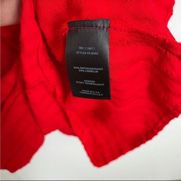 Anthropologie Amadi red Veracruz romper xs - Picture 4 of 5